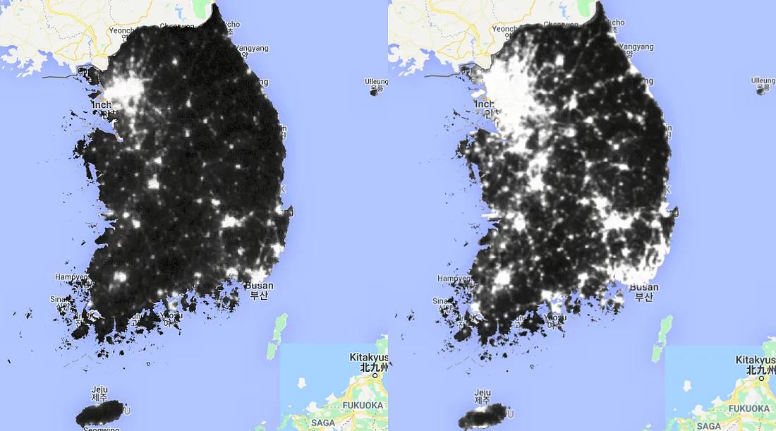 Illuminating human activities using the Night Light